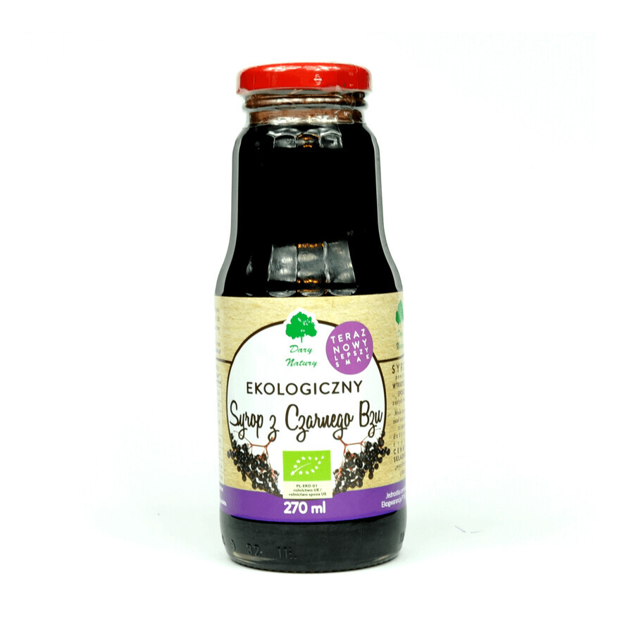 Dary Natury Organic elderberry syrup, 270 ml