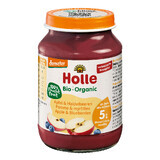 Holle Postre Manzana y arándano BIO, después de 5 meses, 190 g