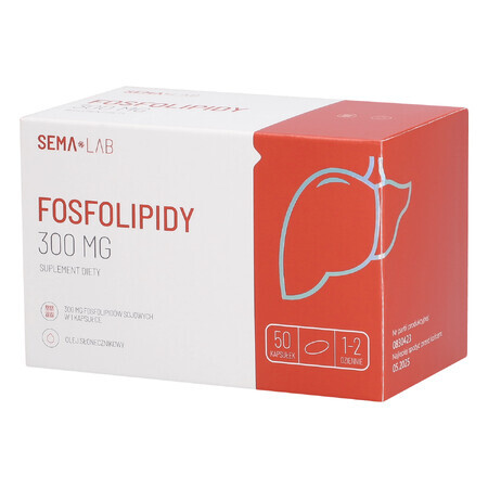 SEMA Lab Fosfolipide 300 mg, 50 capsule