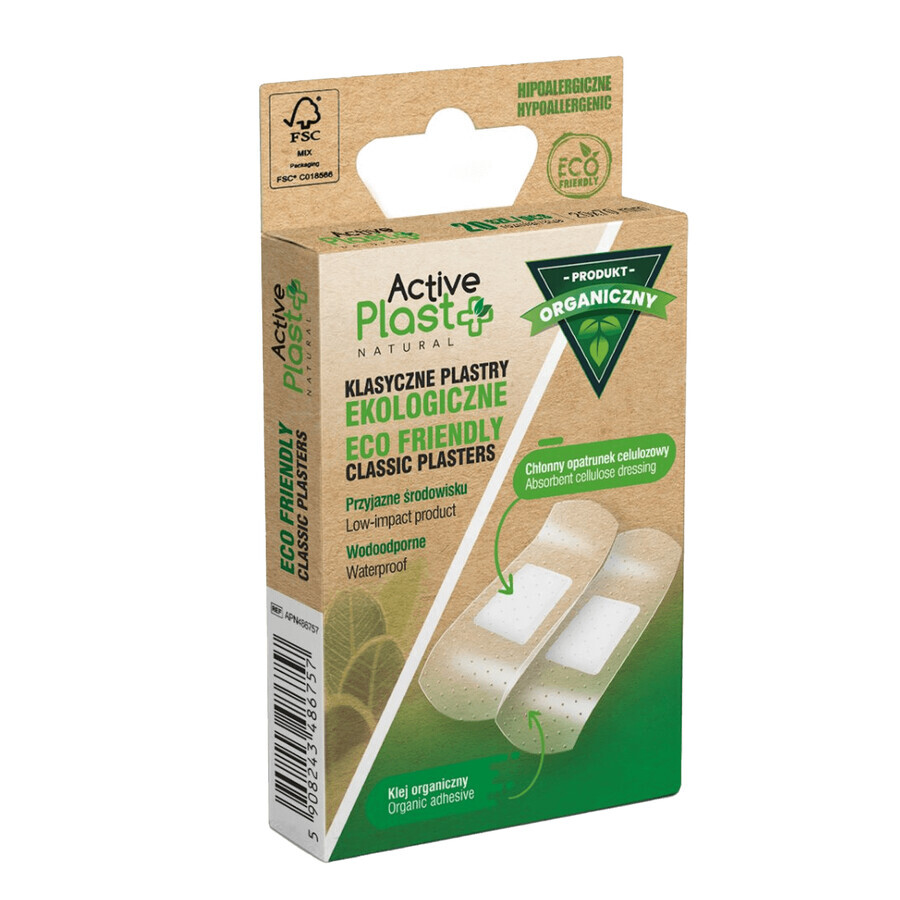 ActivePlast Natural, yesos orgánicos, 20 piezas