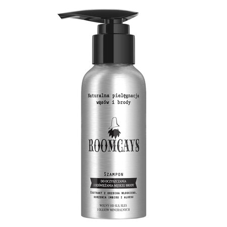 Roomcays, șampon pentru barbă și mustață, 120 ml