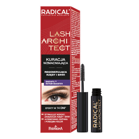 Farmona Radical Lash Architect, tratament de întărire și regenerare pentru gene și sprâncene, 5 ml