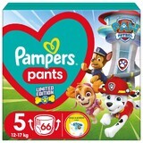 Pampers Pants, couches, Psi Patrol, taille 5, 12-17 kg, 66 pcs