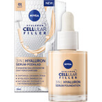 Nivea Hyaluron Cellular Filler 3in1, serum-primer, light color, 30 ml