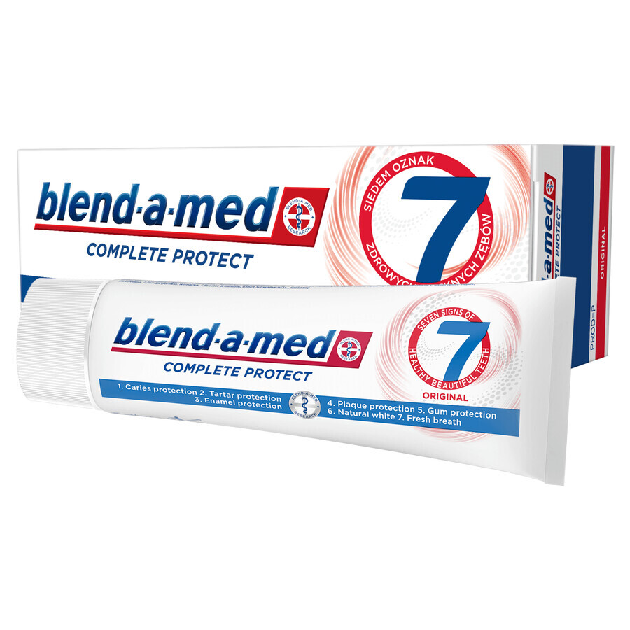 Blend-a-med Complete Protect 7, pastă de dinți, Original, 75 ml