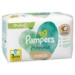 Pampers Harmonie Coco, lingettes humides, 3 x 44 pcs