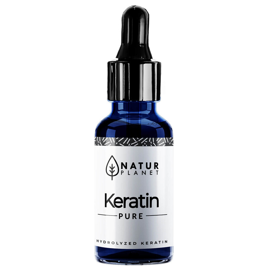 Natur Planet Keratin Pure, keratină hidrolizată, 30 ml