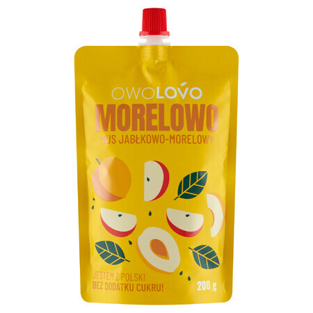 Owolovo Mousse de caise, mere și lime într-un tub, 200 g