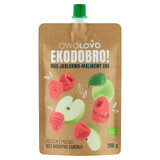 Owolovo Ekodobro! Eko Mousse de mere și zmeură în tub, 200 g