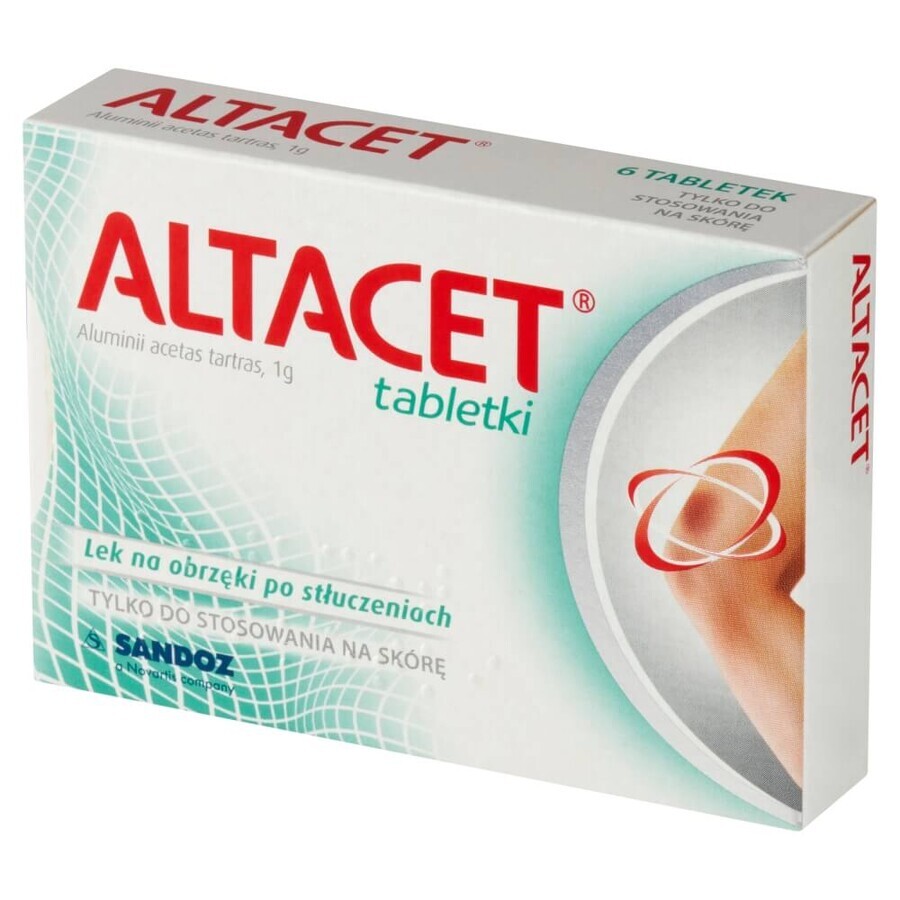 Altacet 1 g, 6 comprimate