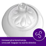 Avent Natural Response, biberon de sticlă cu tetină reactivă, debit 3, SCY933/01, după 1 lună, 240 ml 