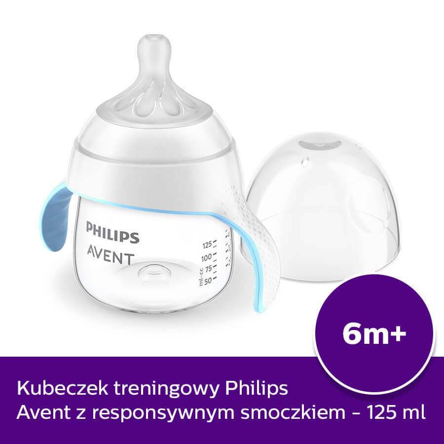 Avent Natural Response Reactive Teat Training Cup SCF263/61 After 6 Months 125ml