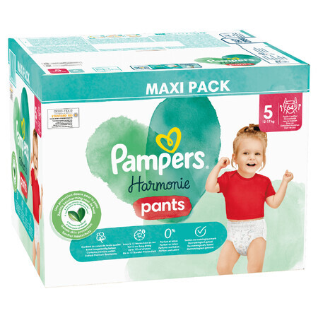 Pampers Harmonie Pants, couches taille 5, 12-17 kg, 64 pcs