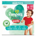 Pampers Harmonie Baby Pants, couches taille 6, 15+ kg, 56 pcs