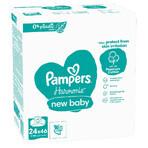 Pampers Harmonie New Baby, șervețele umede, 24 x 46 buc