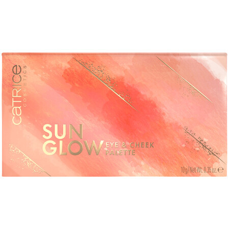 Catrice Sun Glow Eye&Cheek Palette, paleta para ojos y rostro, 10 g