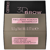 Catrice 3D Brow Two-Tone Pomade Waterproof, nr. 010 Light to Medium, 5 g