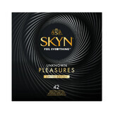 Unimil Skyn Unknown Pleasure, set de préservatifs mystérieux sans latex, 42 pièces