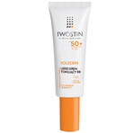 Iwostin Solecrin set, BB cream, piel sensible, SPF 50+, 2 x 30 ml + pelota de playa de regalo