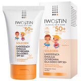 Iwostin Solecrin Set, leichte Schutzemulsion für Kinder ab 6 Monaten, SPF 50+, 2 x 100 ml + Strandball gratis