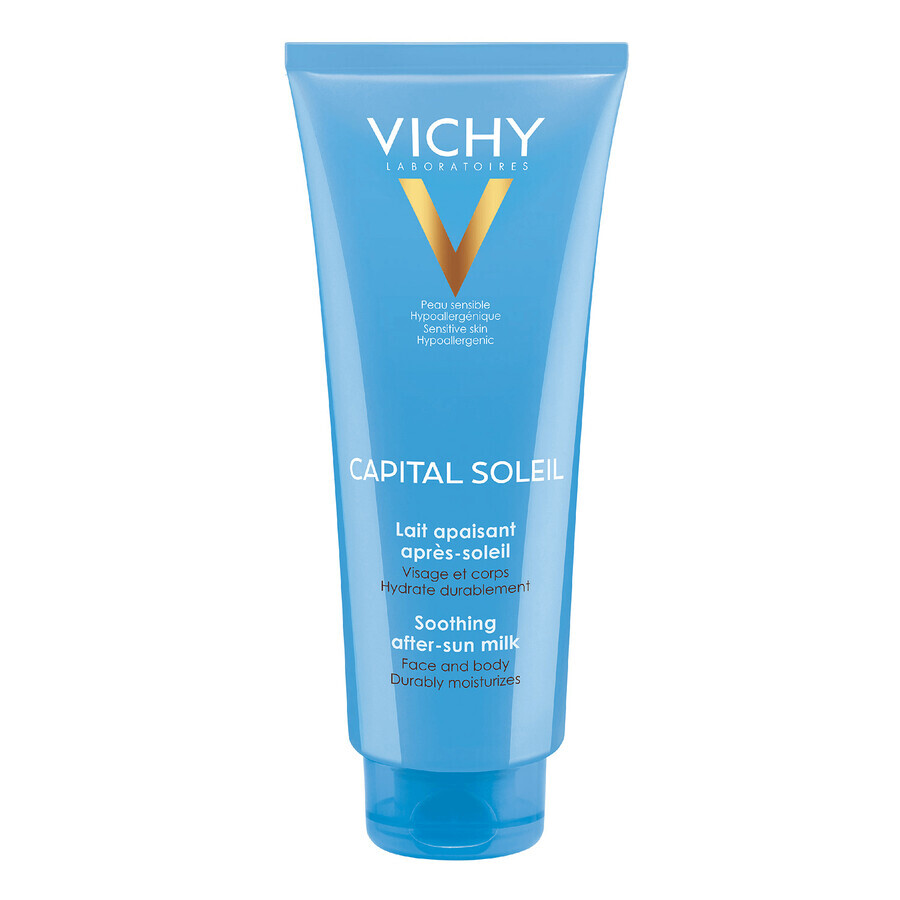 Vichy Capital Soleil, leche para después del sol, 300 ml + bolsa de playa gratuita