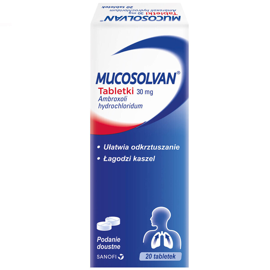 Mucosolvan 30 mg, 20 comprimate