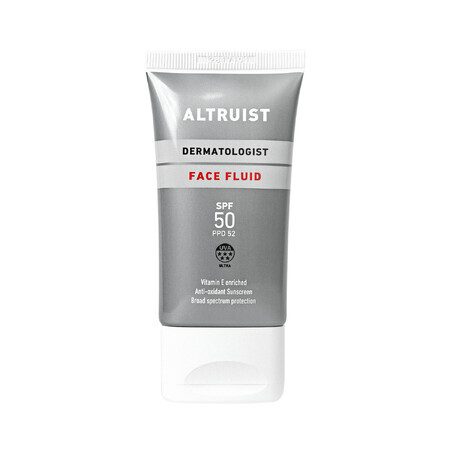 Altruist Sunscreen Face Fluid, protecție solară cu niacinamidă, SPF 50, 50 ml