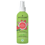 Attitude Natural Care, Spray desenredante para el cabello, sandía y coco, 240 ml