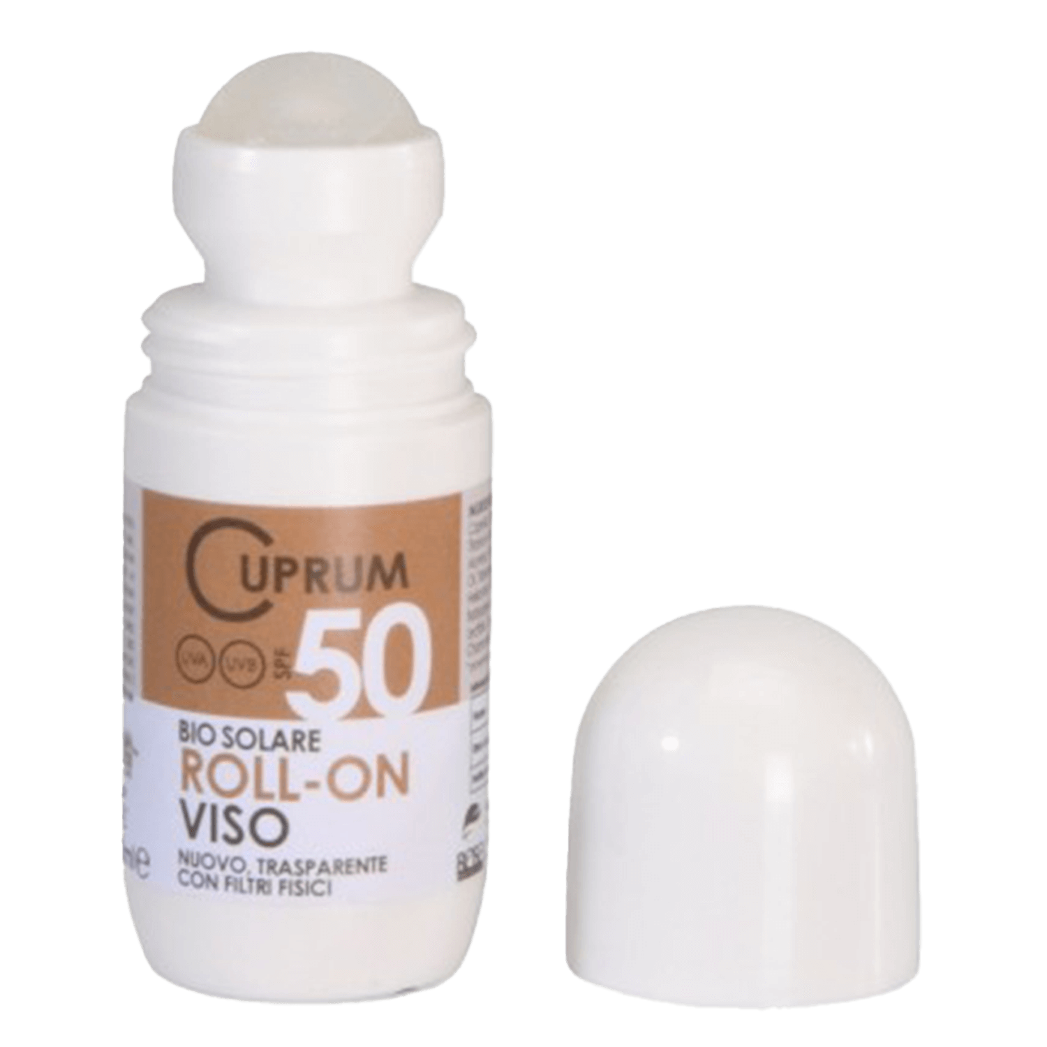 Beba Cuprum Line, protecție solară pentru față și corp, roll-on, SPF 50, 50 ml