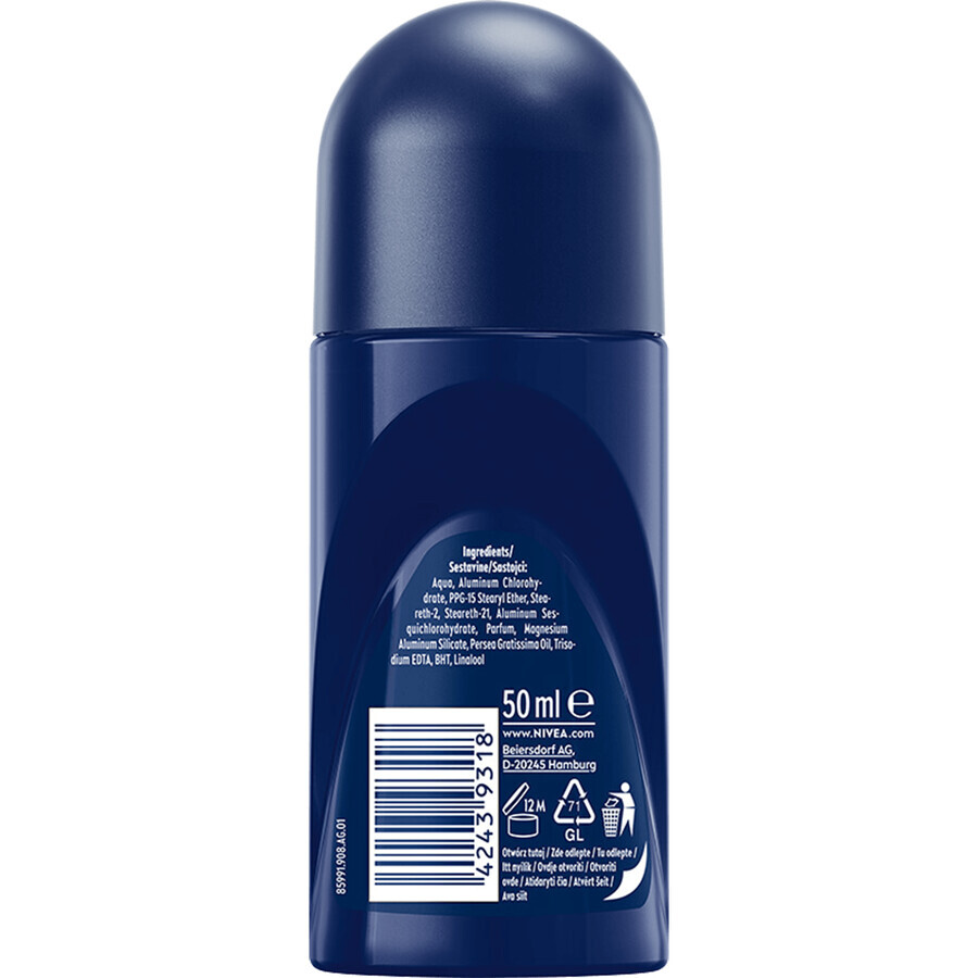 Nivea Men Tangerine Mule, antitranspirante roll-on para hombre, 50 ml