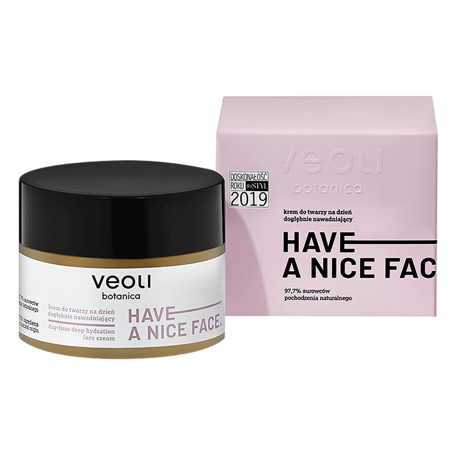 Veoli Botanica Have a Nice Face, day cream with deep hydration, 50 ml