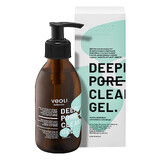 Veoli Botanica Deeply Pore Cleansing Gel, porentief reinigende Gesichtsreinigung mit aktivem Grüntee-Extrakt mit EGCG, 200 ml