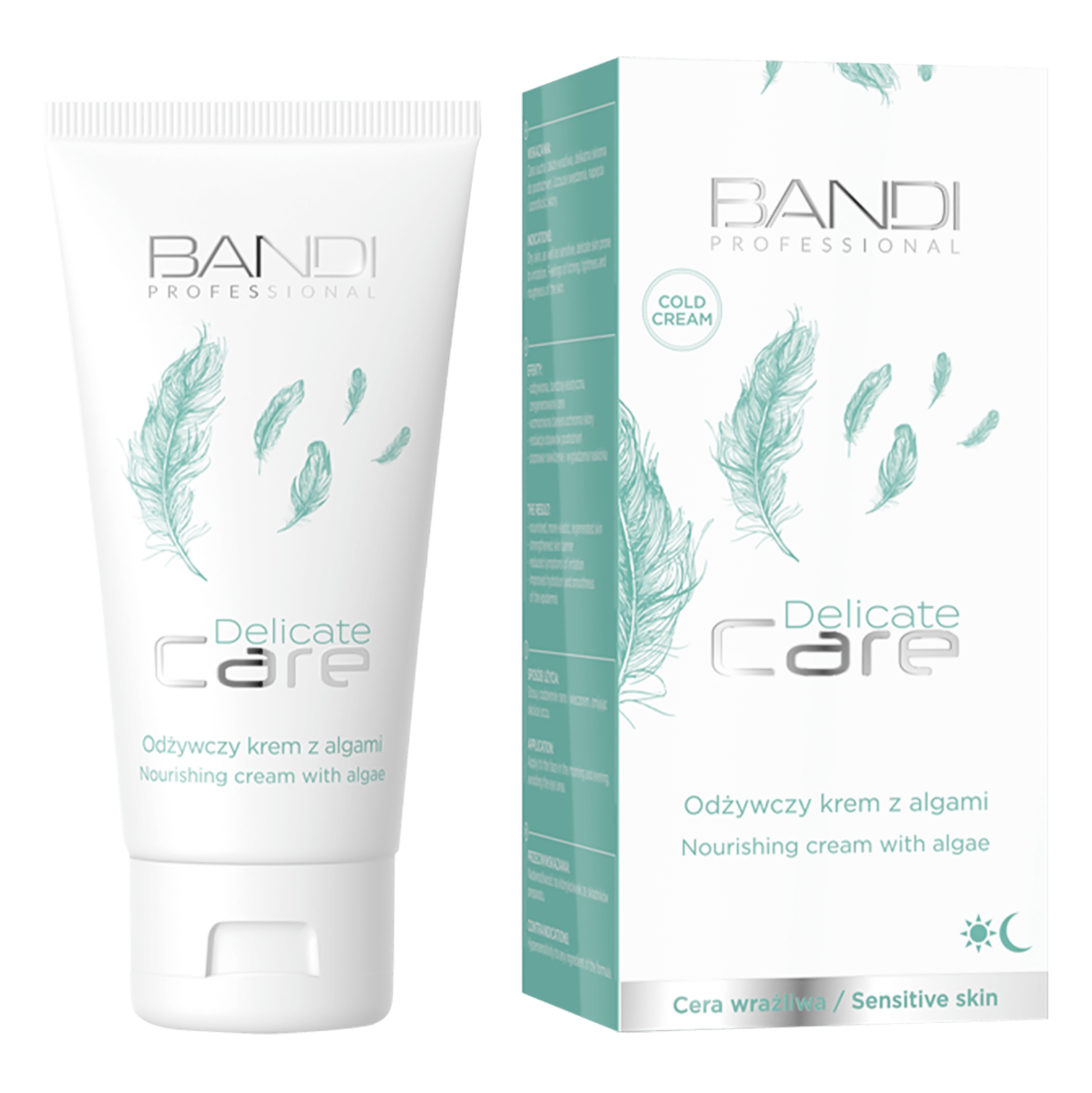 Bandi Delicate Care, cremă de față hrănitoare cu alge, 50 ml