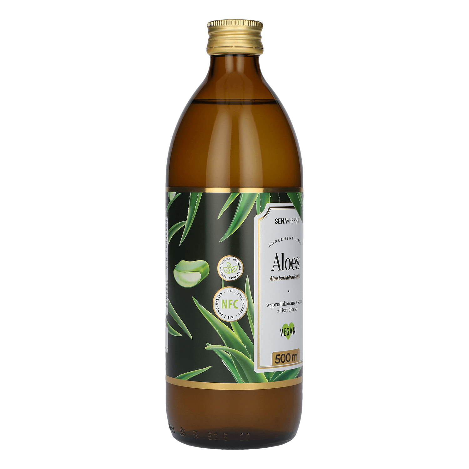 SEMA Herba Aloe, suc de frunze, 500 ml