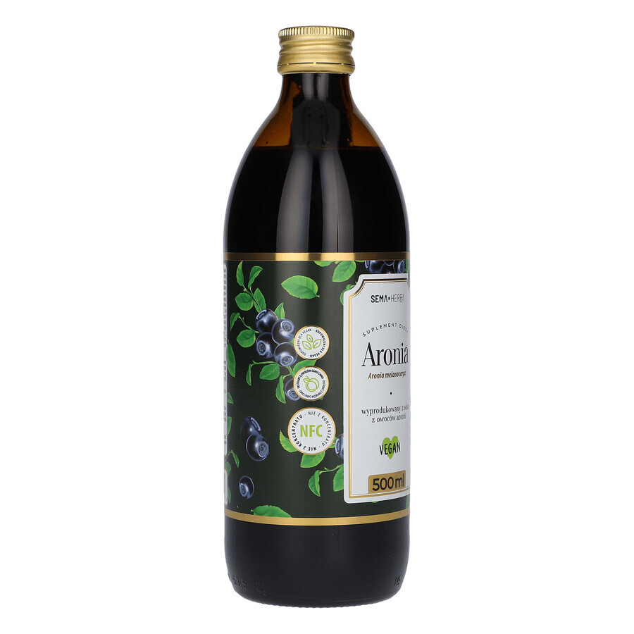 SEMA Herba Aronia, suc de fructe, 500 ml