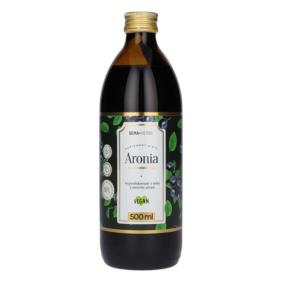 SEMA Herba Aronia, suc de fructe, 500 ml