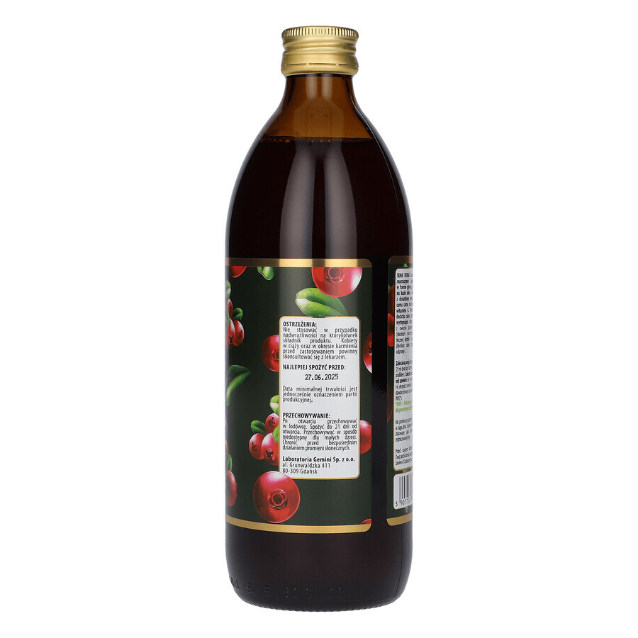 SEMA Herba Cranberry, suc de fructe, 500 ml