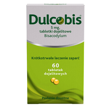 Dulcobis 5 mg, 60 comprimate enterale