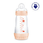 MAM Perfect Start Anti-Colic, sticlă anti-colică, Better Together, fetiță, de la 2 luni, 260 ml