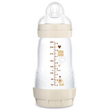 MAM Perfect Start Anti-Colic, sticlă anti-colică, Better Together, unisex, de la 2 luni, 260 ml