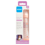 MAM Perfect Start Anti-Colic, sticlă anti-colică, Better Together, fetiță, de la 4 luni, 320 ml