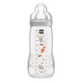 MAM Easy Active, sticlă, Space Adventure, unisex, de la 4 luni, 330 ml