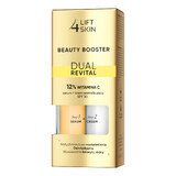 Lift4Skin Beauty Booster Dual Revital set, ser cu 12% vitamina C, 15 ml + cremă revitalizantă, SPF 30, 15 ml