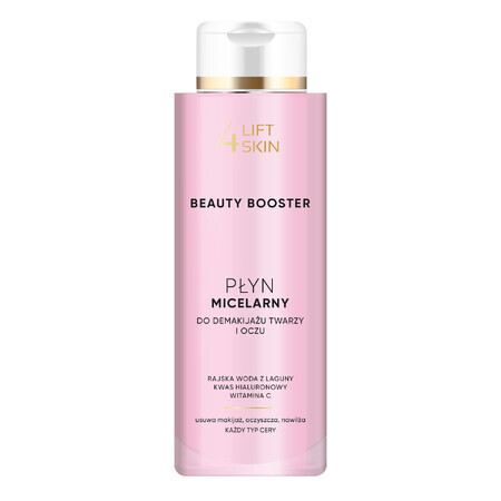 Lift4Skin Beauty Booster, Lichid micelar pentru demachiere față și ochi, 400 ml