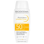 Bioderma Photoderm Fluido Mineral, fluido mineral protector, FPS 50+, 75 g + gel-crema calmante prolongador del bronceado, 100 ml