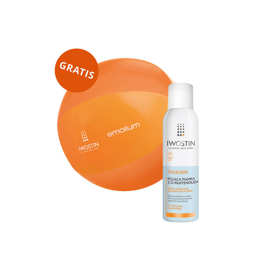 Iwostin Solecrin, verzachtend schuim met D-panthenol, 150 ml + gratis strandbal