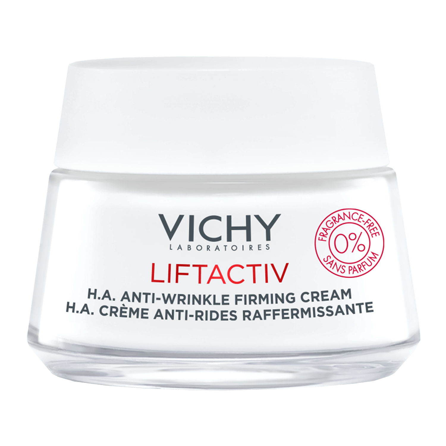 Vichy Liftactiv Supreme H.A.. Corector de riduri, cremă de întărire antirid, fără parfum, piele uscată, 50 ml