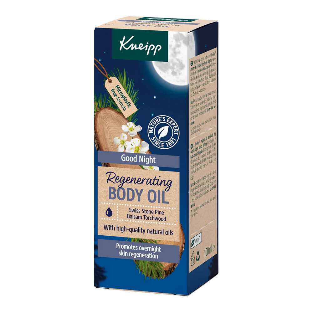 Kneipp Good Night Pin elvețian și Amyris, ulei de corp, 100 ml