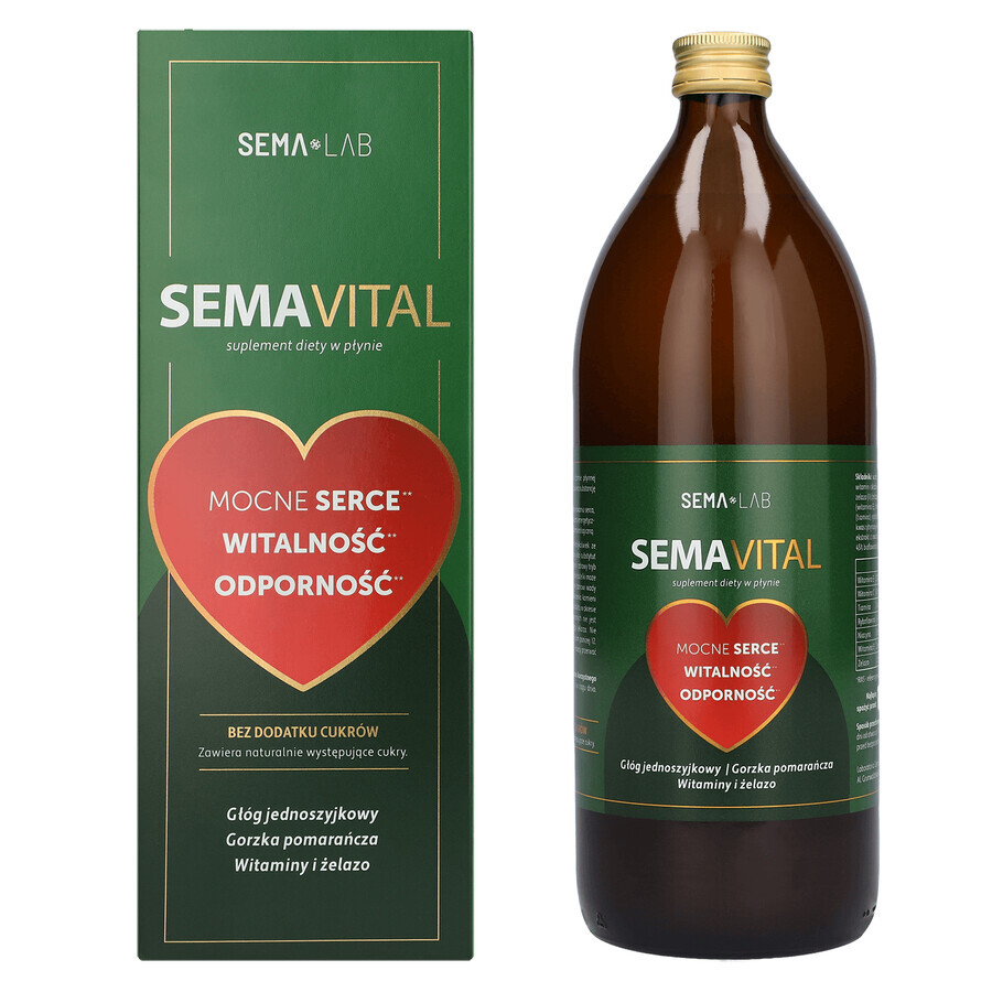 SEMA Lab SEMAVital Tónico, 1000 ml