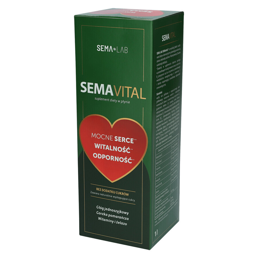 SEMA Lab SEMAVital Tónico, 1000 ml